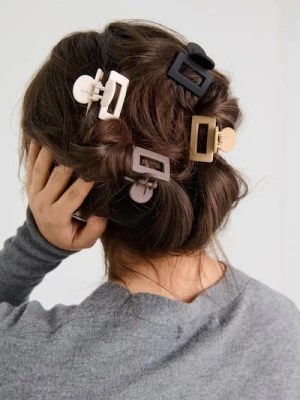 Sinsay - Spinki do włosów 4 pack - wielobarwny