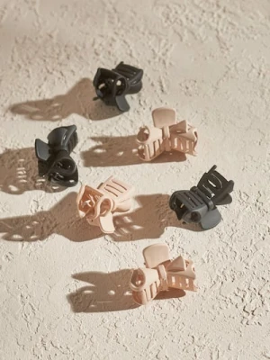 Sinsay - Spinki do włosów kokardki 6 pack - wielobarwny