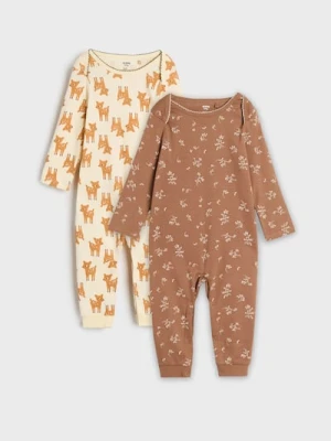 Sinsay - Śpiochy 2 pack - kremowy