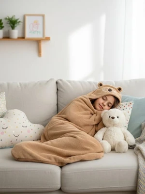 Zdjęcie produktu Sinsay - Śpiwór dziecięcy - brązowy