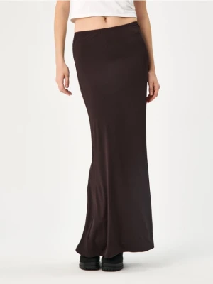 Sinsay - Spódnica maxi - dark grey jeans