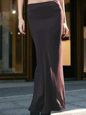 Sinsay - Spódnica maxi - dark grey jeans