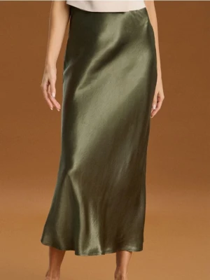 Sinsay - Spódnica maxi - khaki