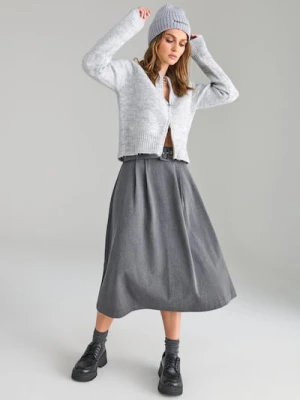 Sinsay - Spódnica midi - szary
