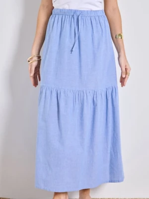 Sinsay - Spódnica midi w paski - wielobarwny