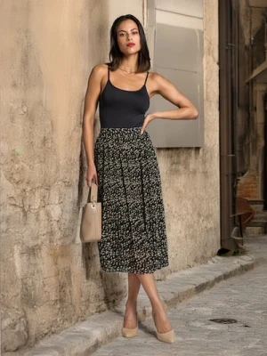 Sinsay - Spódnica midi - wielobarwny