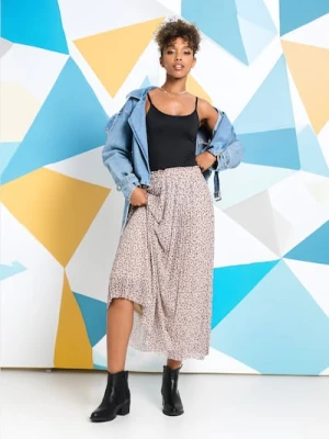 Sinsay - Spódnica midi - wielobarwny