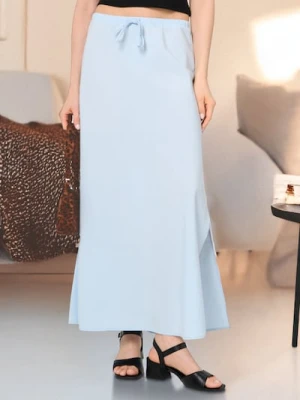Sinsay - Spódnica midi z wiązaniem - błękitny
