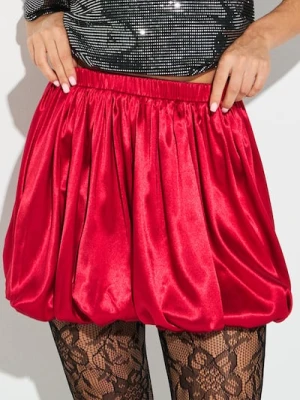 Sinsay - Spódnica mini bombka - czerwony