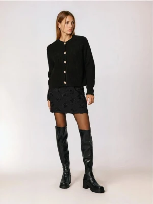 Sinsay - Spódnica mini - czarny