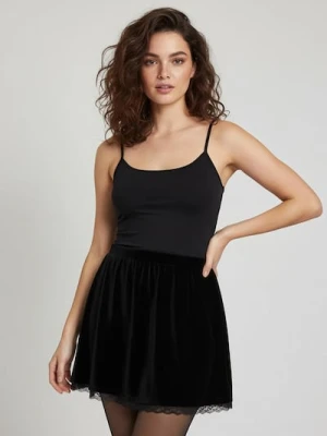 Sinsay - Spódnica mini - czarny