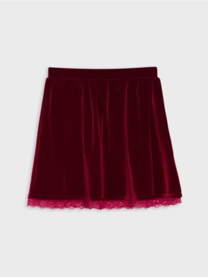 Sinsay - Spódnica mini - czerwony