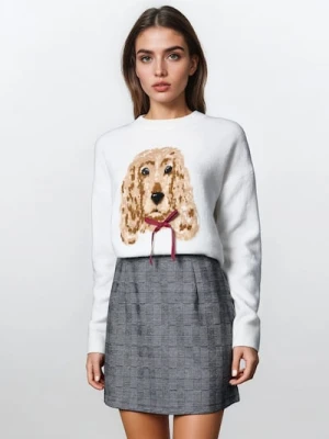 Sinsay - Spódnica mini w kratę - wielobarwny