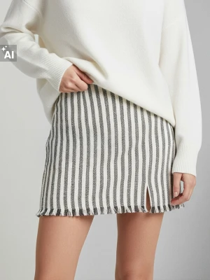 Sinsay - Spódnica mini z domieszką wiskozy - wielobarwny