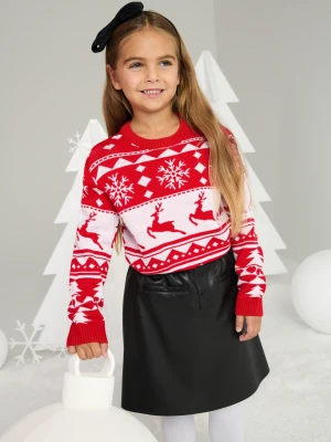 Sinsay - Spódnica mini z imitacji skóry - czarny