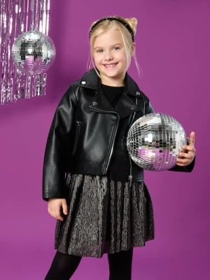 Sinsay - Spódnica mini z połyskiem - czarny