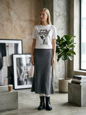 Sinsay - Spódnica - szary