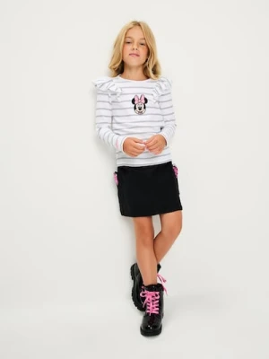 Sinsay - Spódnica z gumką w pasie Minnie Mouse - czarny