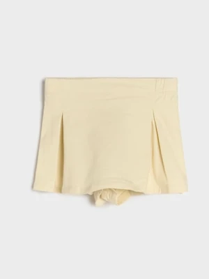 Sinsay - Spódnico-spodenki - kremowy