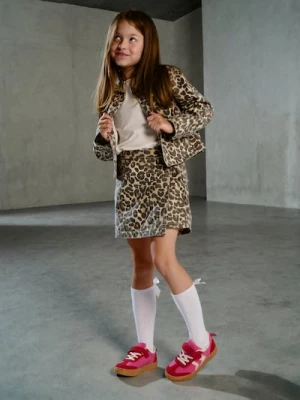 Sinsay - Spódnico-spodenki w panterke - wielobarwny