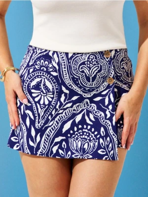 Sinsay - Spódnico-spodenki w stylu boho z wiskozą - granatowy