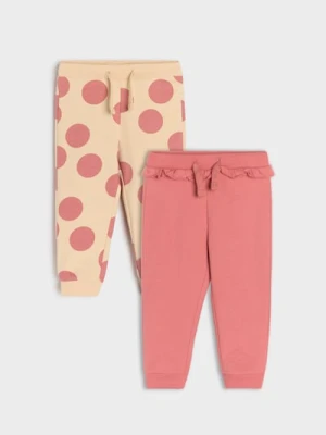 Sinsay - Spodnie 2 pack - beżowy