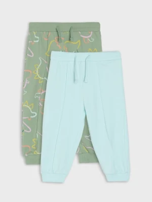 Sinsay - Spodnie 2 pack - ciemny turkus