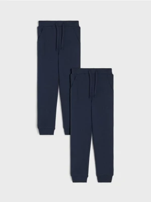 Sinsay - Spodnie 2 pack - granatowy