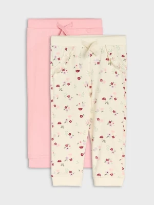 Sinsay - Spodnie 2 pack - kremowy