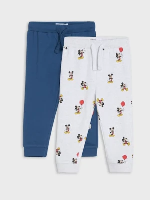 Sinsay - Spodnie 2 pack Mickey Mouse - pomarańczowy