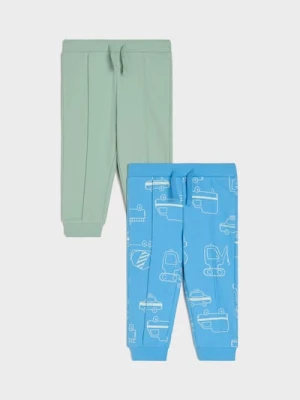 Sinsay - Spodnie 2 pack - niebieski