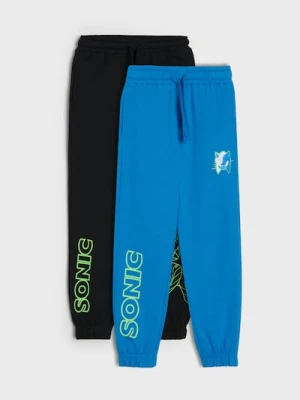 Sinsay - Spodnie 2 pack Sonic the Hedgehog - wielobarwny