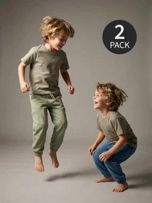 Sinsay - Spodnie 2 pack - zielony