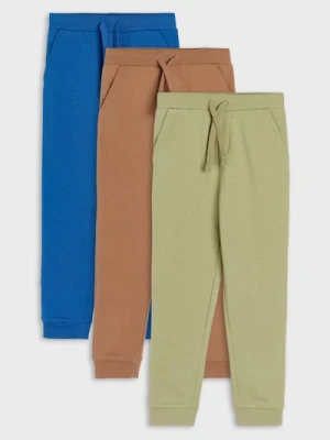 Sinsay - Spodnie 3 pack - brązowy