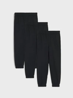 Sinsay - Spodnie 3 pack - czarny