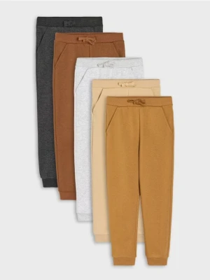 Sinsay - Spodnie 5 pack - brązowy