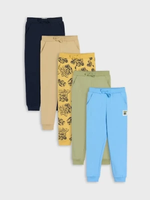 Sinsay - Spodnie 5 pack - niebieski