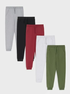 Sinsay - Spodnie 5 pack - pomarańczowy