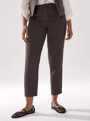 Sinsay - Spodnie - brązowy