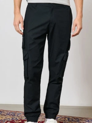 Sinsay - Spodnie cargo - czarny