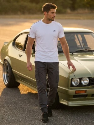 Sinsay - Spodnie cargo jogger - szary