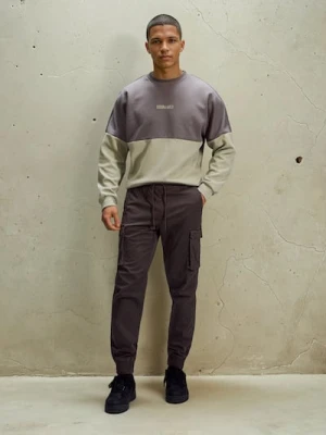 Sinsay - Spodnie cargo jogger - zielony