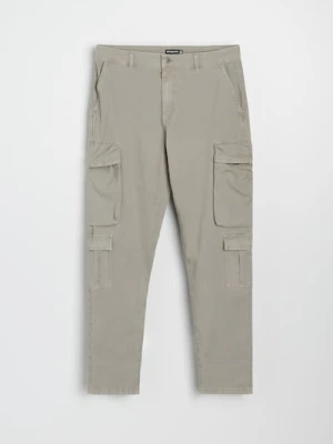 Sinsay - Spodnie cargo - szary