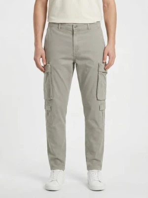 Sinsay - Spodnie cargo - szary