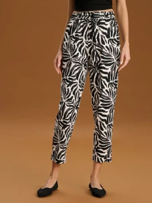 Sinsay - Spodnie carrot - wielobarwny