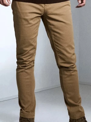 Sinsay - Spodnie chino - brązowy