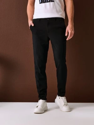 Sinsay - Spodnie chino - czarny