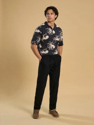 Sinsay - Spodnie chino jogger - czarny