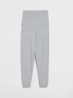 Sinsay - Spodnie ciążowe z domieszką wizkozy - szary