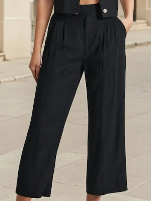 Sinsay - Spodnie culotte - czarny